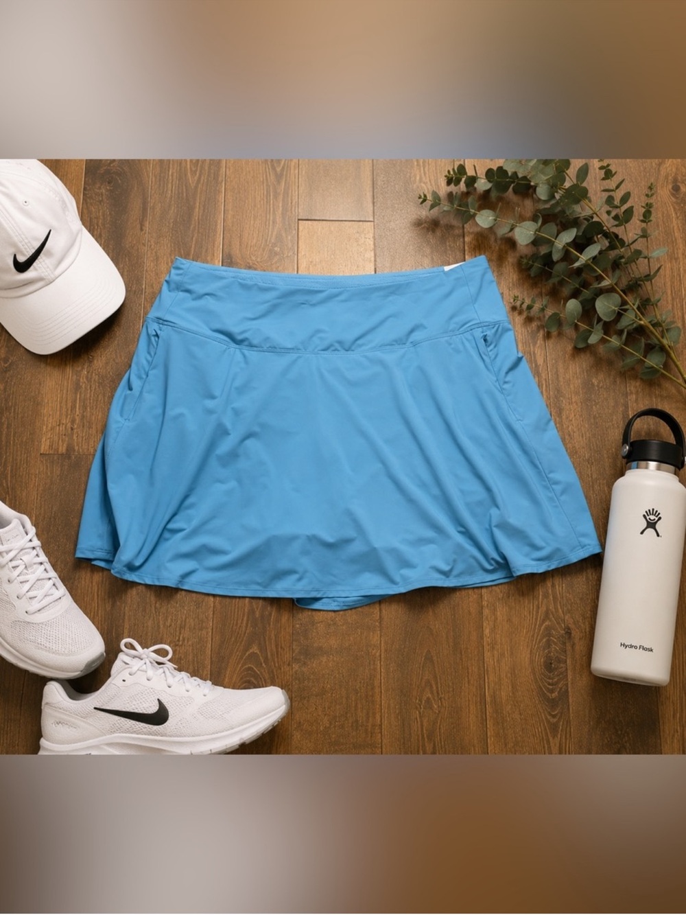 CALIA Light Blue Athletic Skort XXL Golf Tennis Pickleball NWT